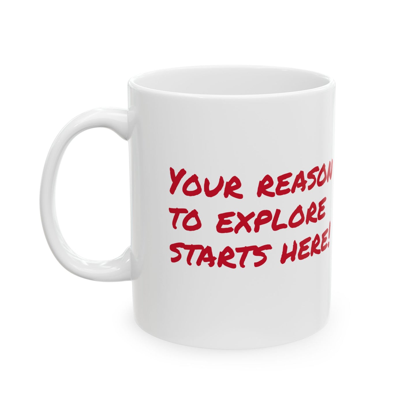 Stickin' To It Mug for those Adventure Seekers