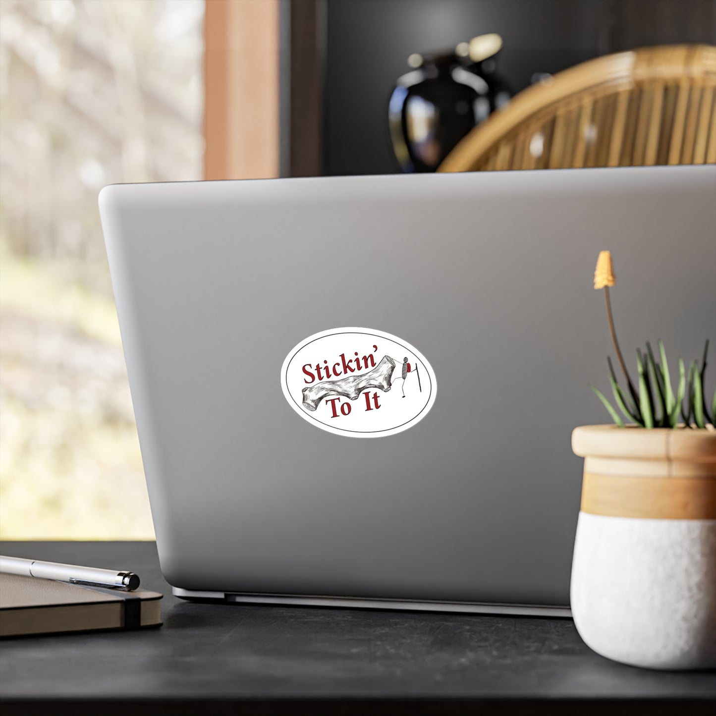 Stickin' To It Vinyl Sticker!!