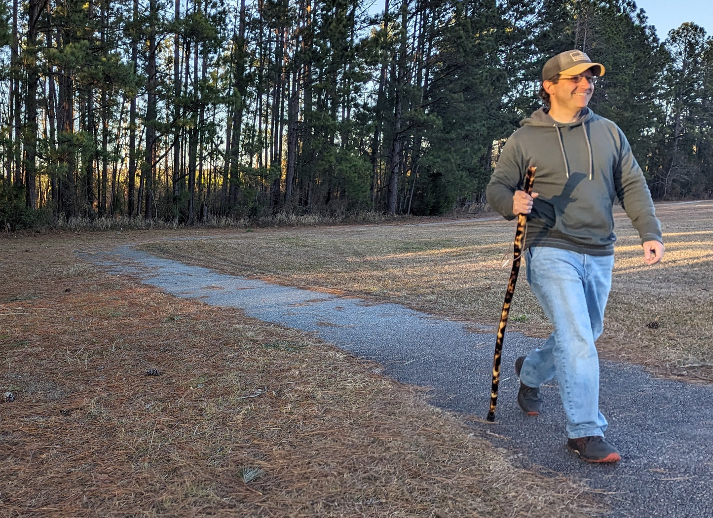 Charred Maple - Walking Stick