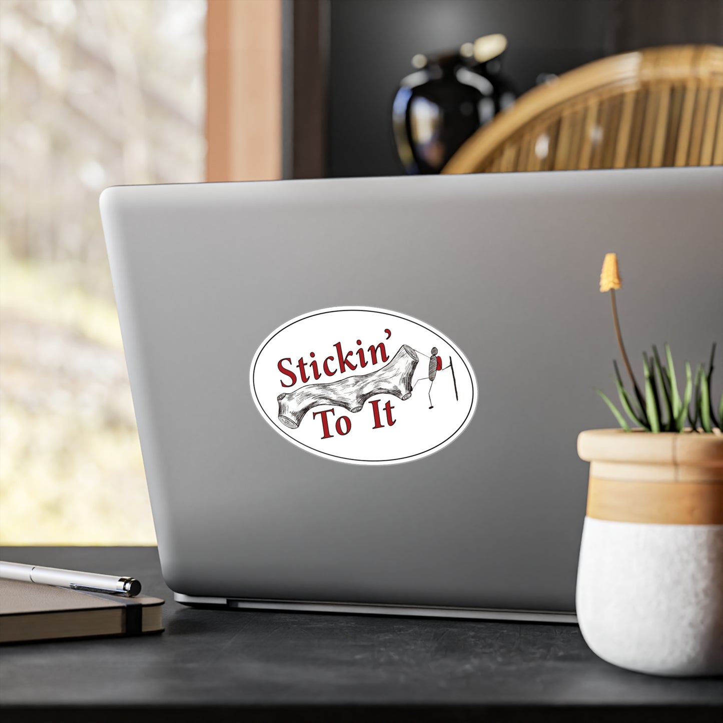 Stickin' To It Vinyl Sticker!!