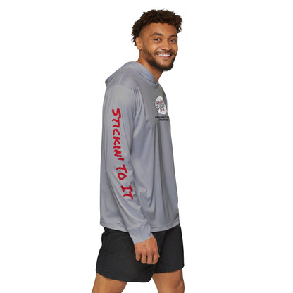 Men's Sports Warmup Hoodie - 'Stickin' To It' with Versatile Activewear Design