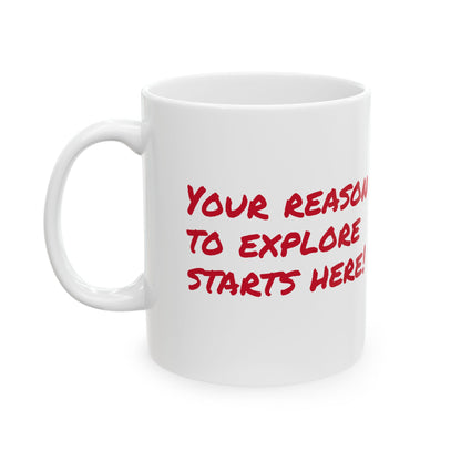 Stickin' To It Mug for those Adventure Seekers