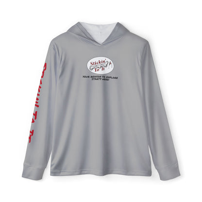 Men's Sports Warmup Hoodie - 'Stickin' To It' with Versatile Activewear Design