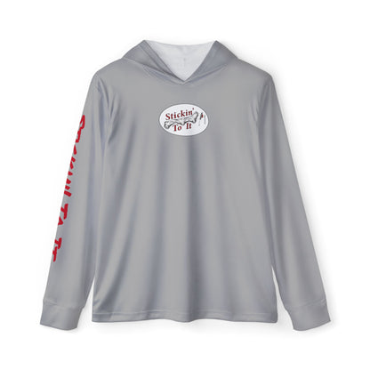 Men's Sports Warmup Hoodie - 'Stickin' To It' with Versatile Activewear Design