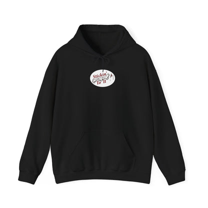 Stickin' To It Unisex Hoodie – Comfortable Heavy Blend Sweatshirt for Everyday Wear