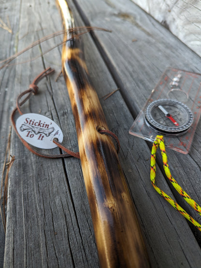 Charred Maple - Walking Stick